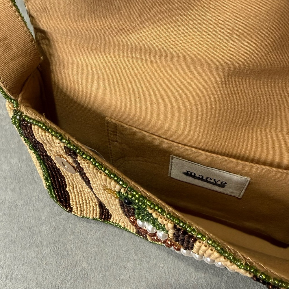 NEW Anthropologie The Fiona Beaded Bag: Animal Edition- Duck - Picture 6 of 7
